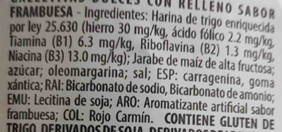 Galletitas Jalea Frambuesa 140g