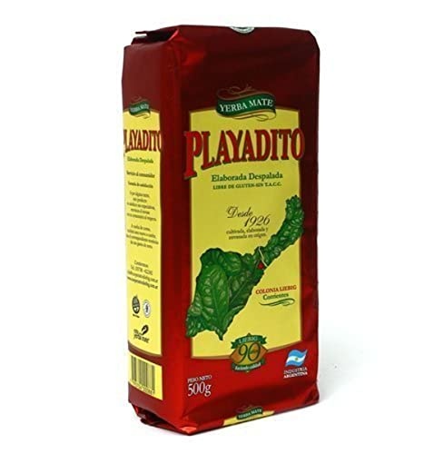PLAYADITO Yerba Mate Despalada 500 Gr. | Yerba Mate Tea No Stems 1.1 Lb.