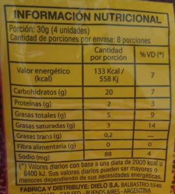Yayita Black Con Chips
