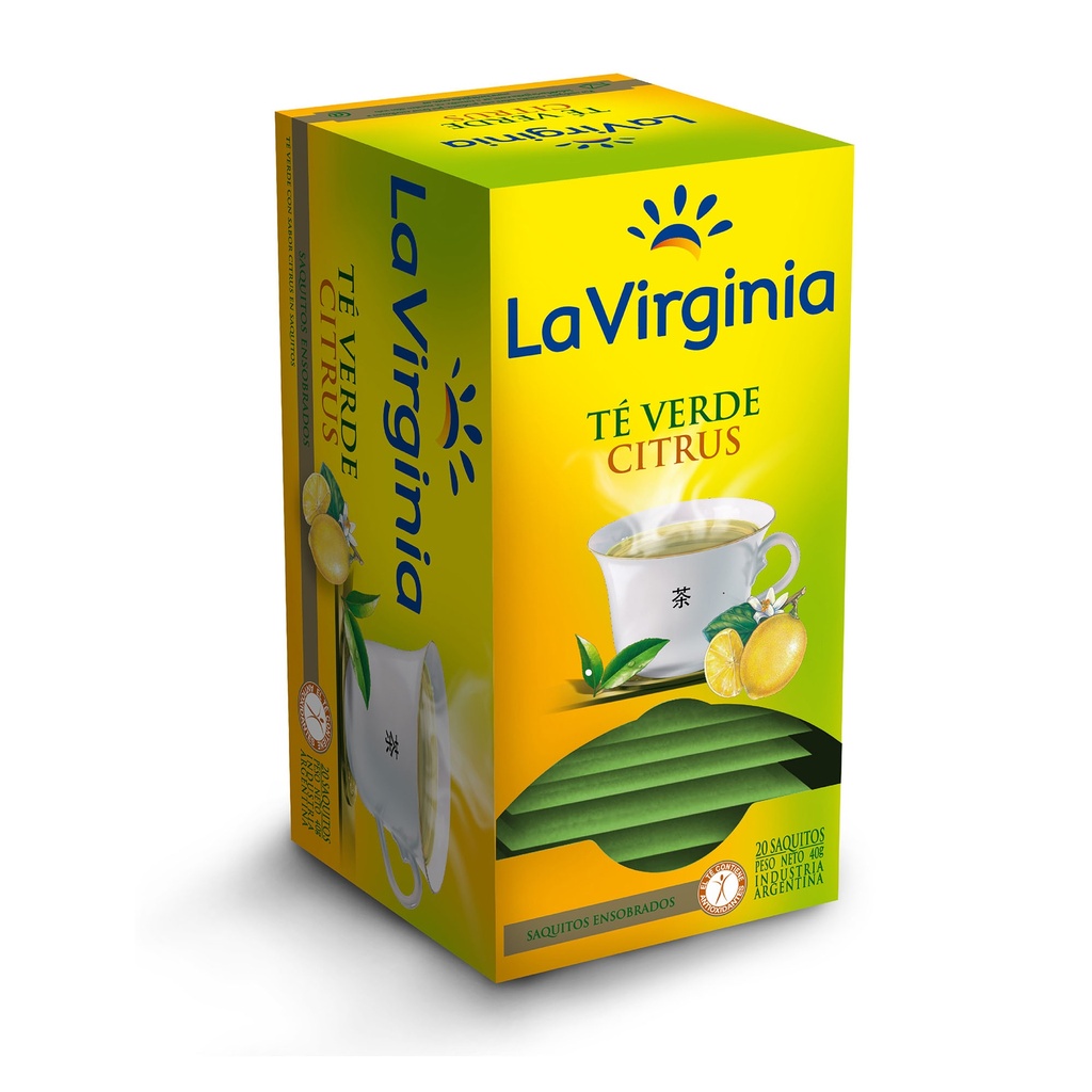 Té Verde Citrus La Virginia 20saq