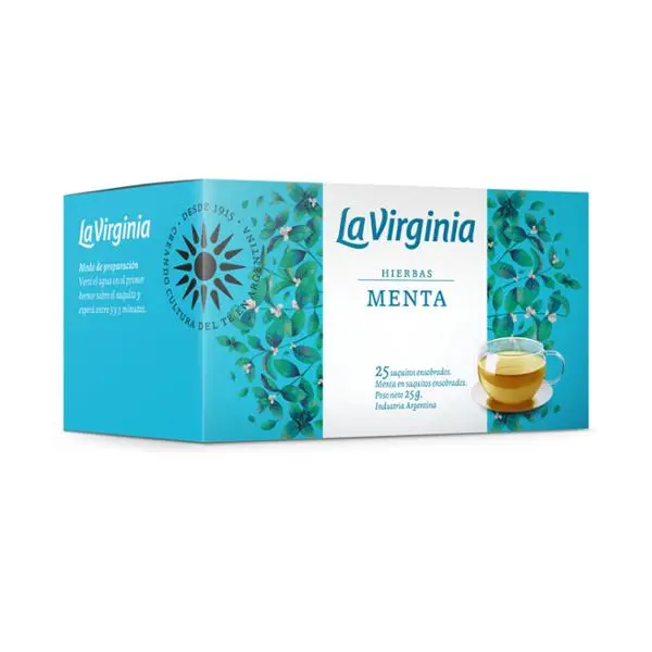 Té Menta Peperina La Virginia 25saq