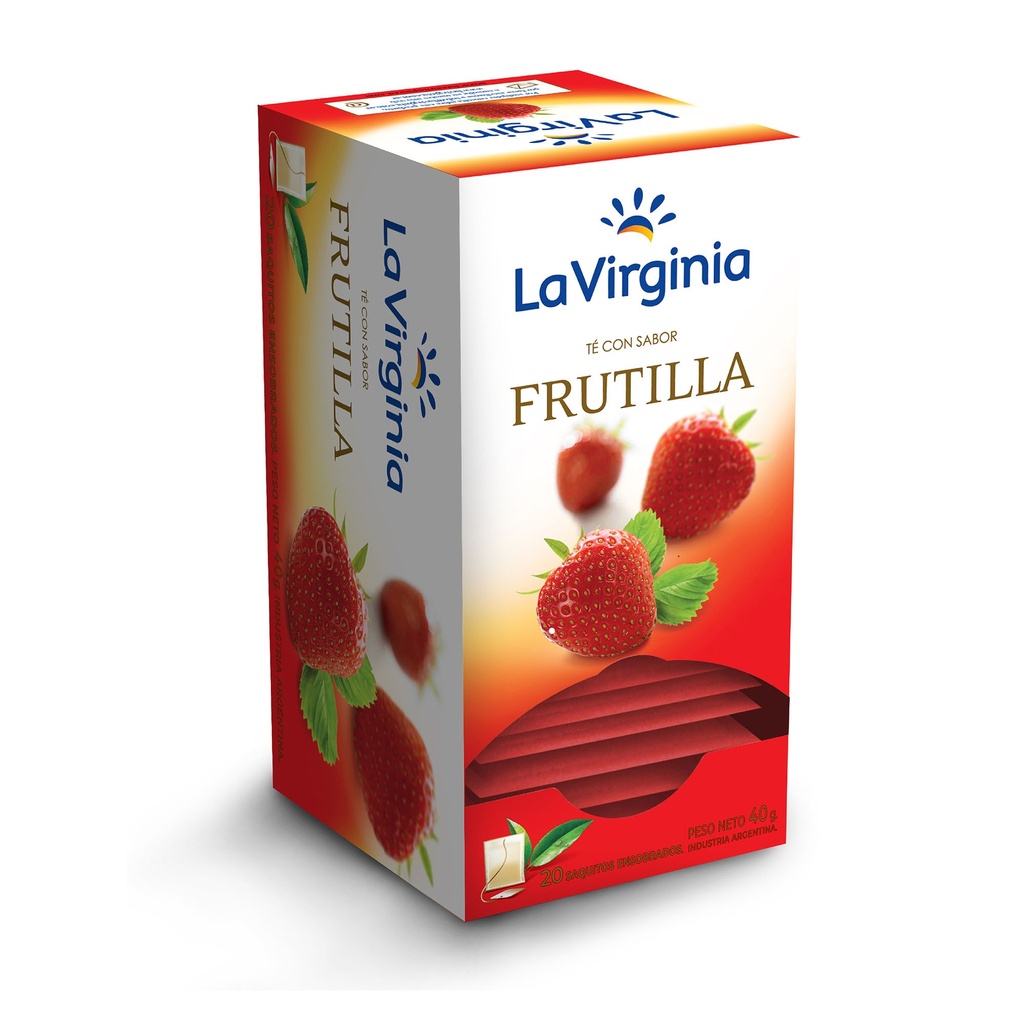 Té Frutilla La Virginia 20saq
