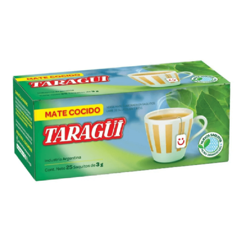 Mate Cocido Taragui 25 Saquitos