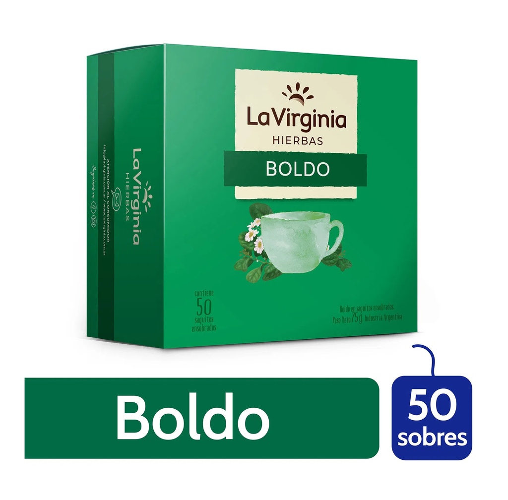 LA VIRGINIA boldo x 50.saq