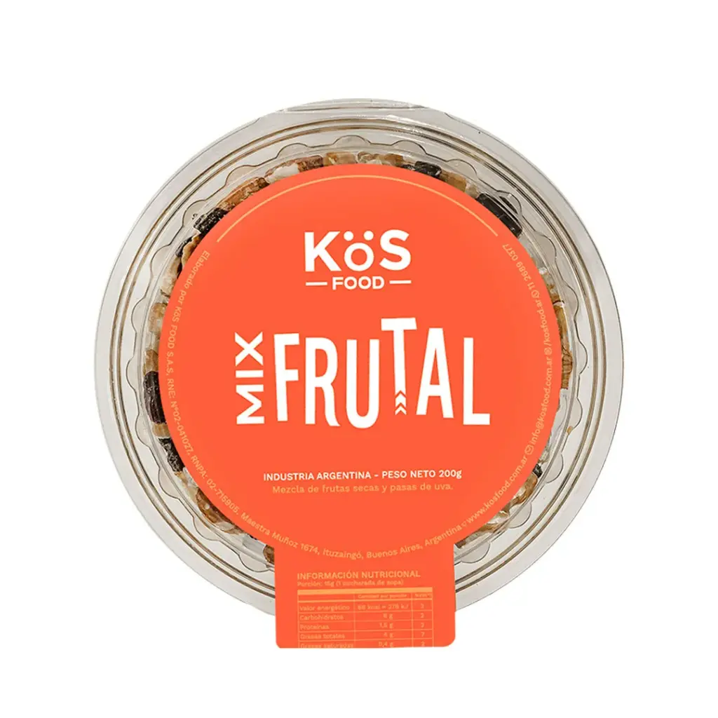 Mix Frutal Kos Food 200g