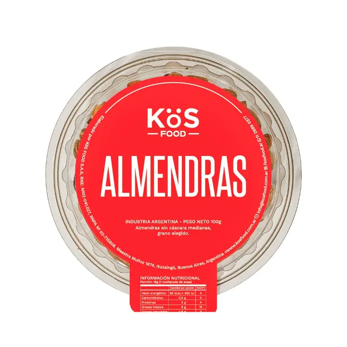 Almendras Kos Food 100g