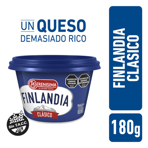 Queso Finlandia Procesado La Serenisima Pote 180 g