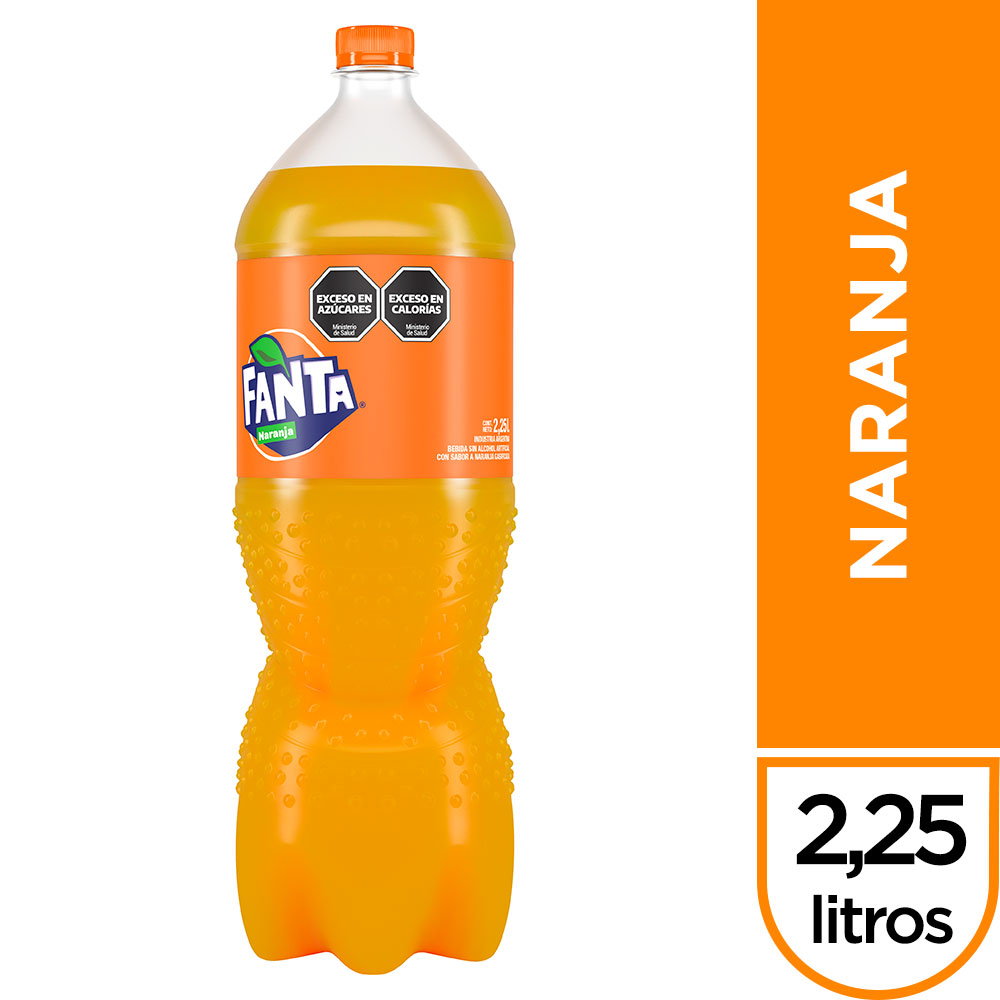 Gaseosa Fanta Naranja 2250 cc