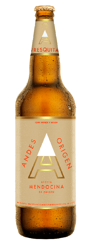 Cerveza Rubia Retornable Andes 1000 ml