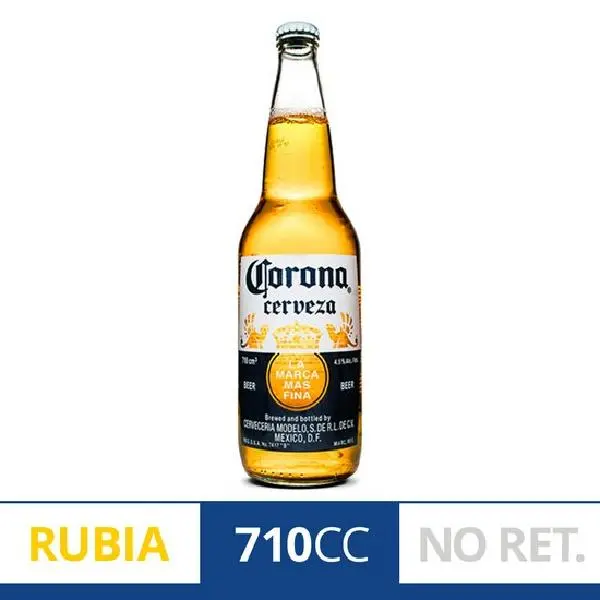Cerveza Rubia Corona 710 ml