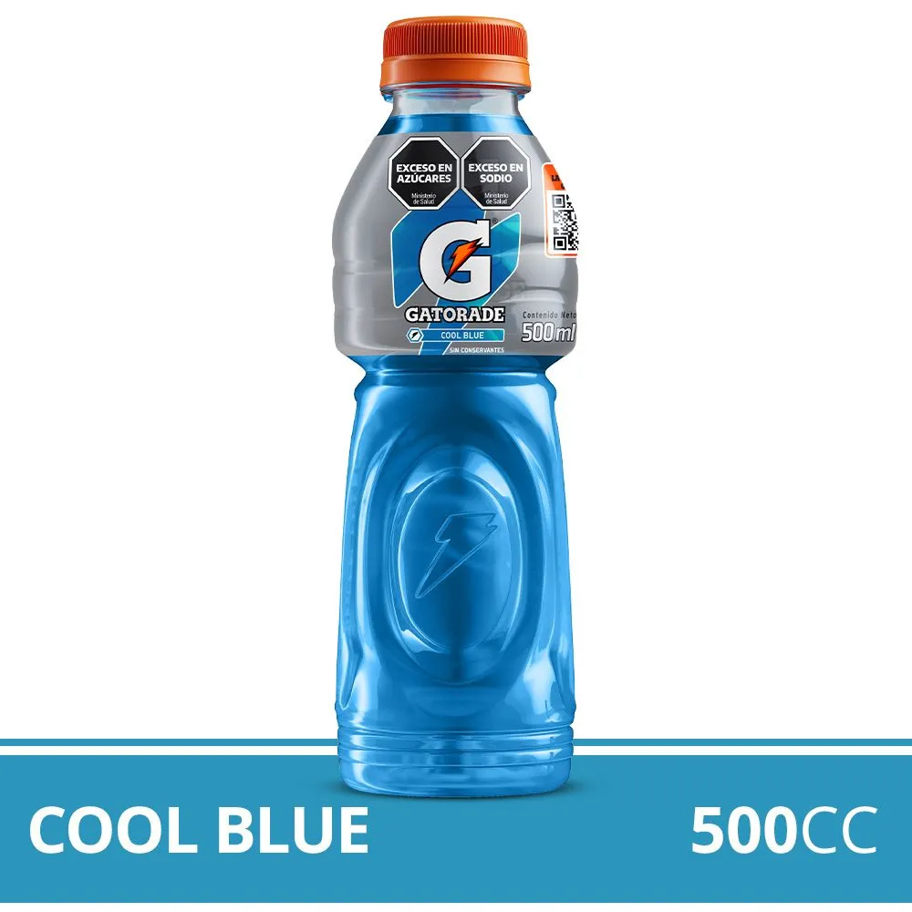 Isotonica Cool Blue Gatorade 500 cc