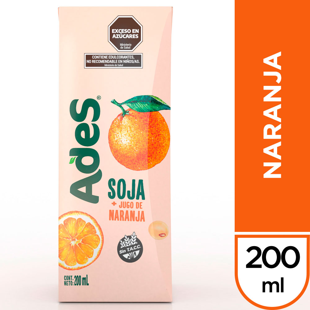 ADES jugo naranja x 200cc