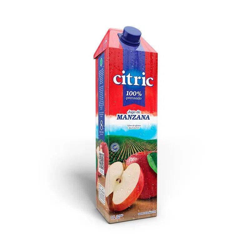 Jugo Manzana Citric 1L 