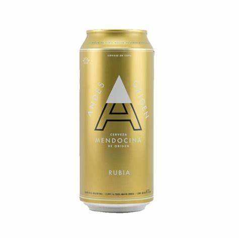 Cerveza Rubia Andes Origen 473 ml