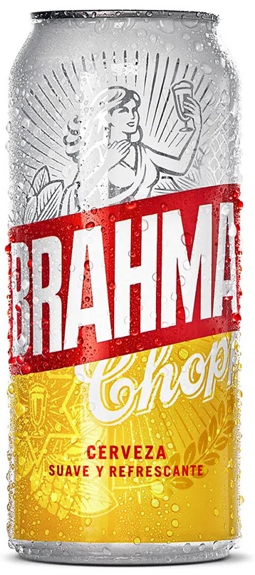 Cerveza Rubia Brahma 473 cc