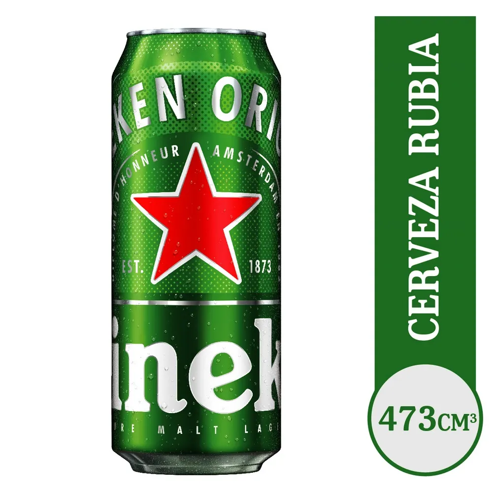 Cerveza Heineken Lata 473Ml