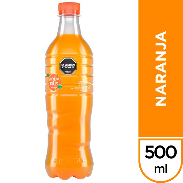 Agua Saborizada Naranja Aquarius 500cc