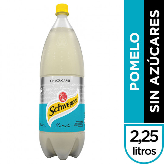 Gaseosa Pomelo Zero Schweppes 2250cc
