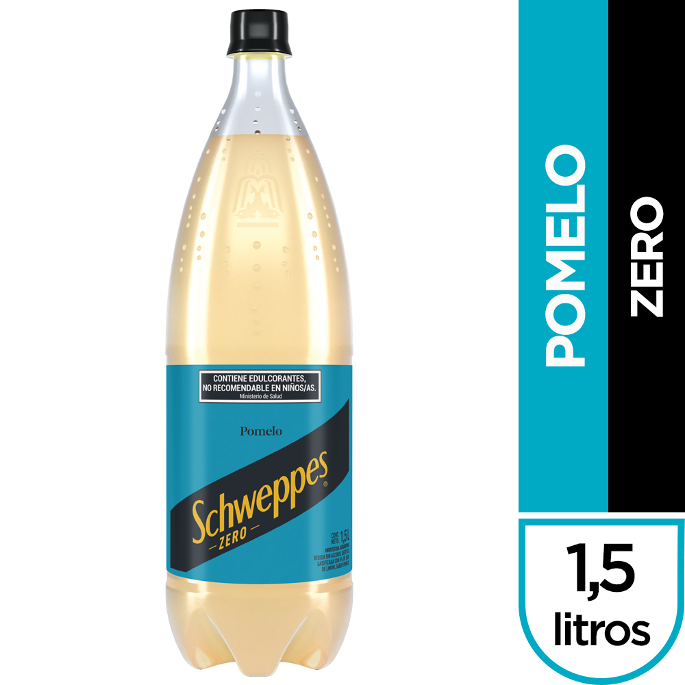 Gaseosa Schweppes Pomelo Zero 1500 cc