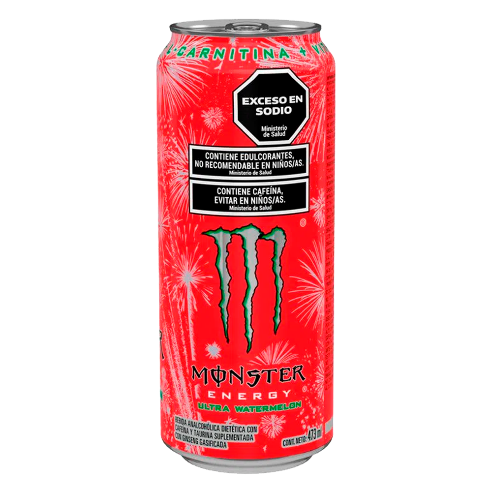 Bebida Energizante Watermelon Zero Monster 473 cc
