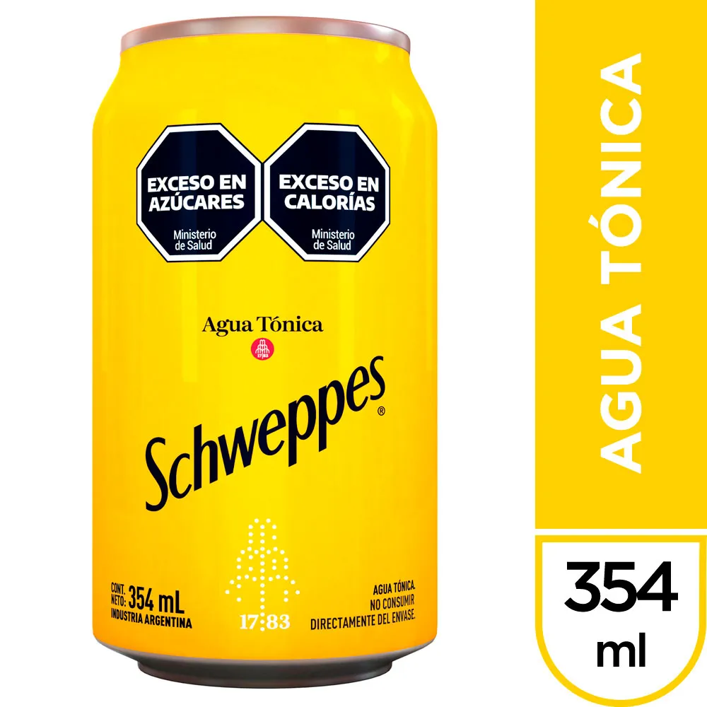 Gaseosa tónica Schweppes 354 ml