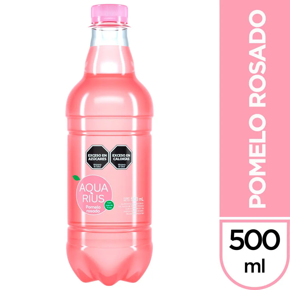 Aquarius Pomelo Rosado 500Ml 