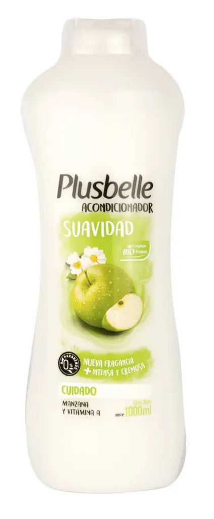 Acondicionador Suavidad Manzana Plusbelle 1000Ml