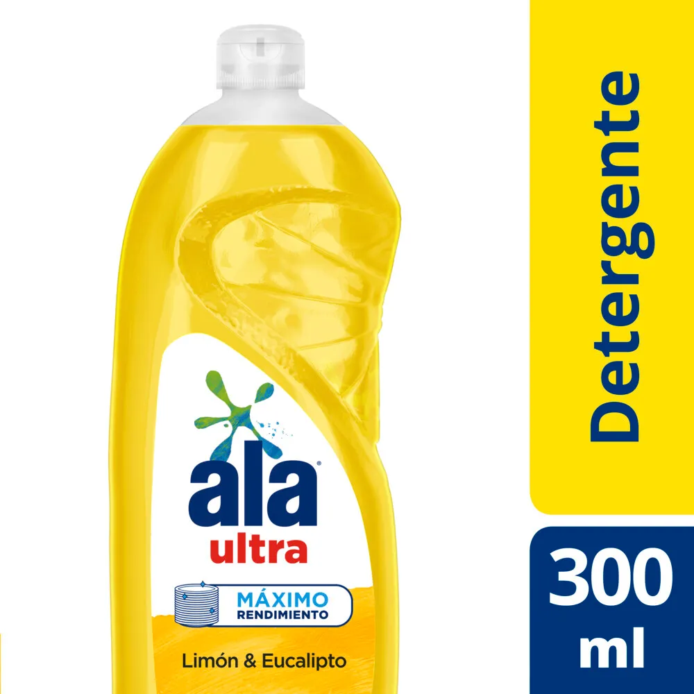 Lavavajilla Ultra Limón Ala 300Ml
