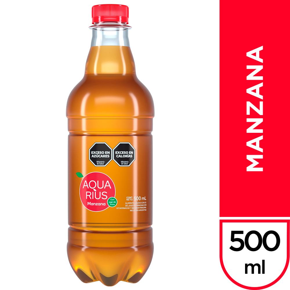 Aquarius manzana x 500cc