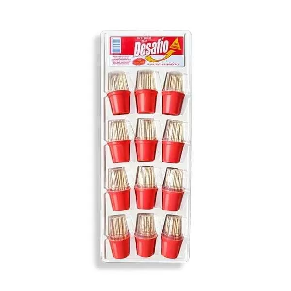 Escarbadientes Desafío 12u