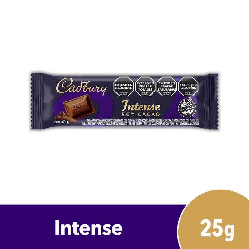 Chocolate Intenso 50 Cacao Cadbury 25 g