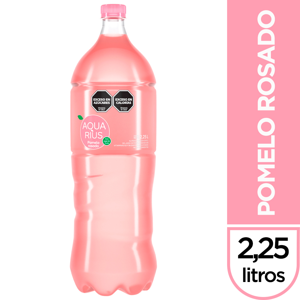 Agua Saborizada Pomelo Rosado Aquarius 2250 cc