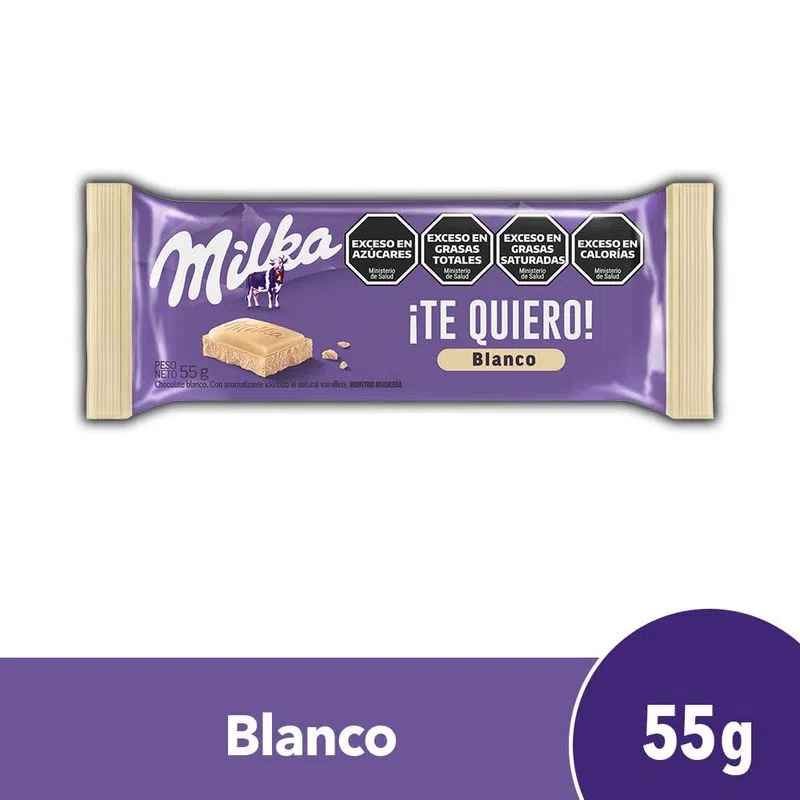 Chocolate Blanco Milka 55 g