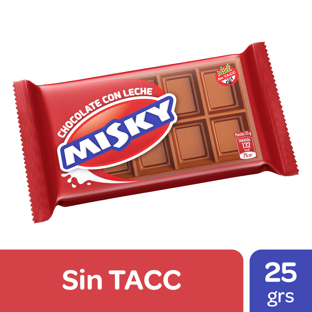 Chocolate Leche Misky 25 g