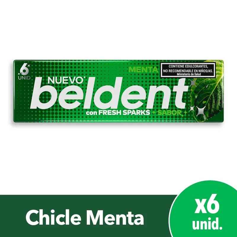 Chicle Menta Beldent 10 g