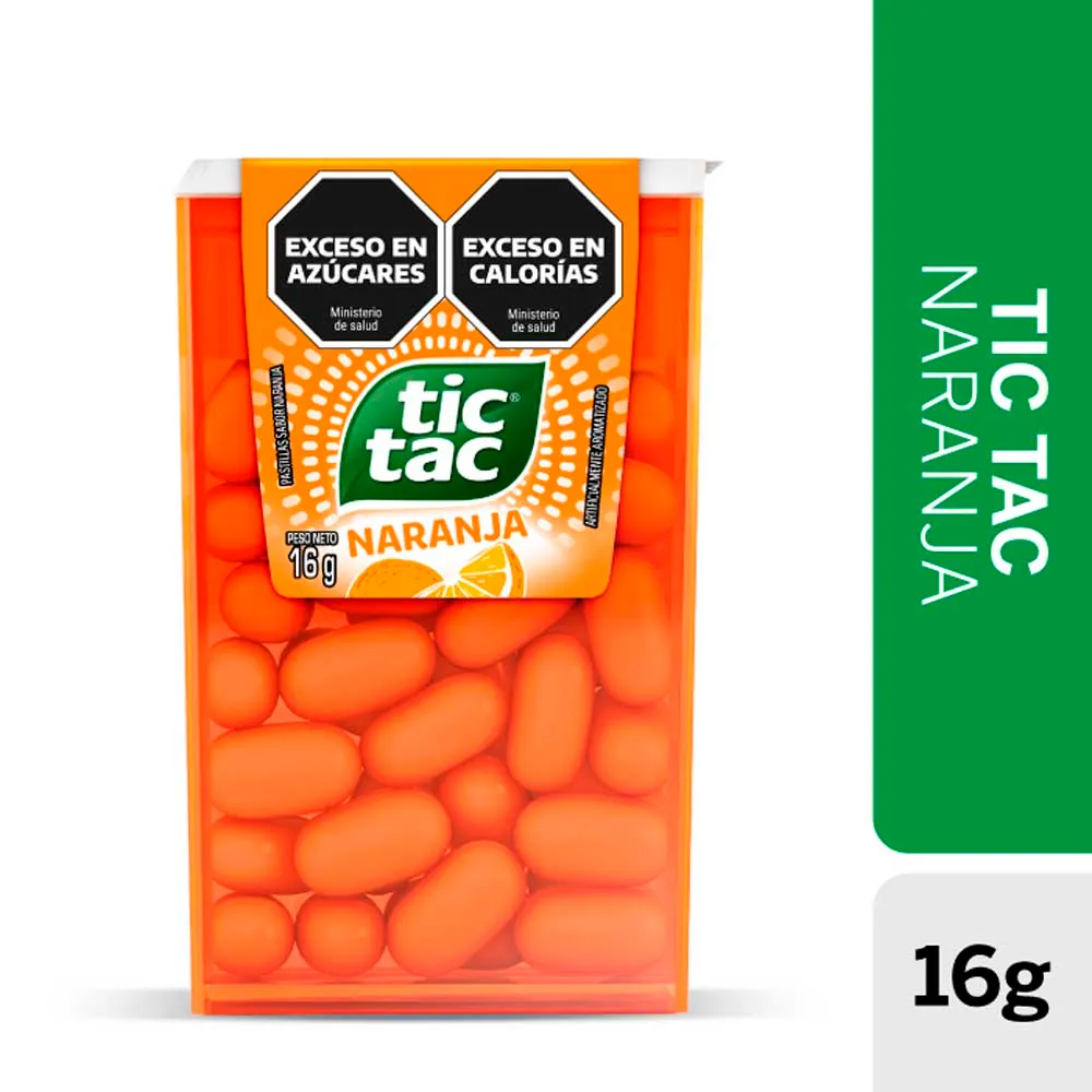 Pastillas Sabor Naranja Tic Tac 16 g