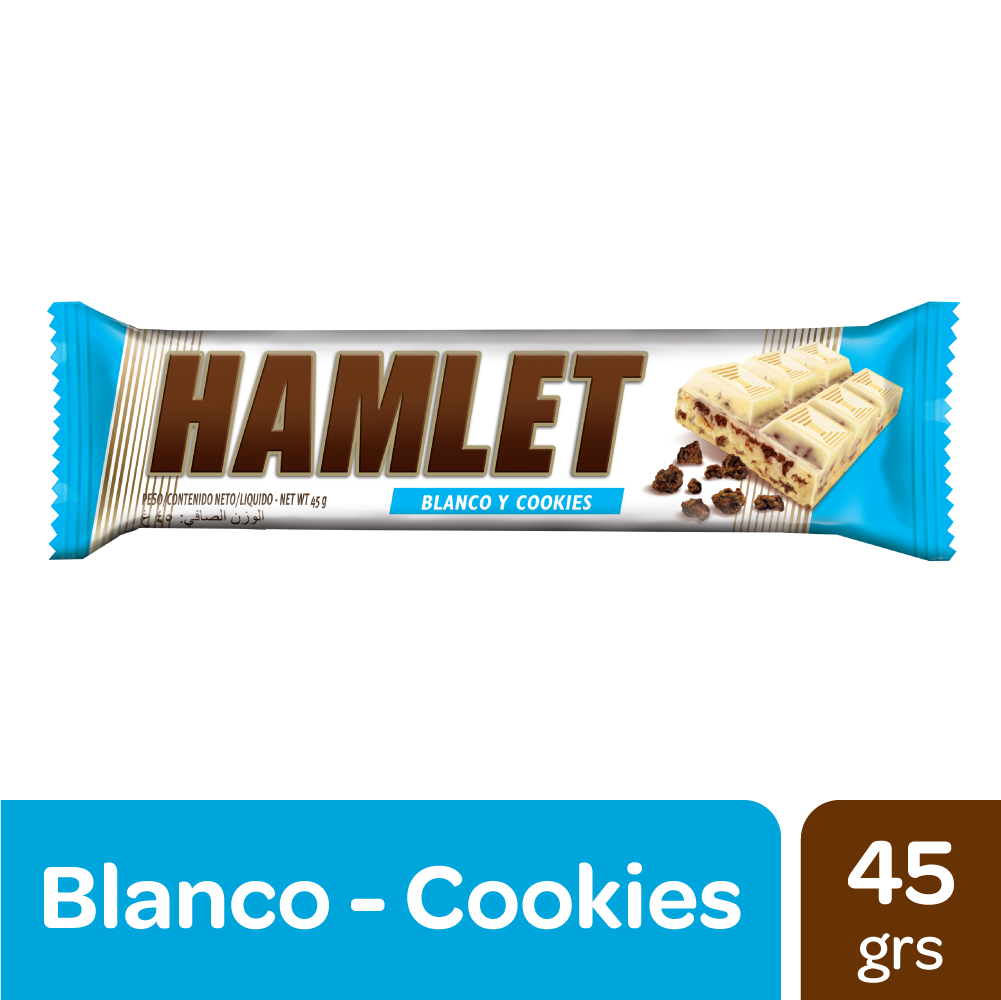 Chocolate Blanco Cookies Hamlet 45g