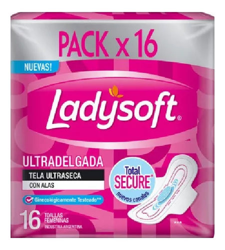 Toallas Ultra Delgada LadySoft 16u