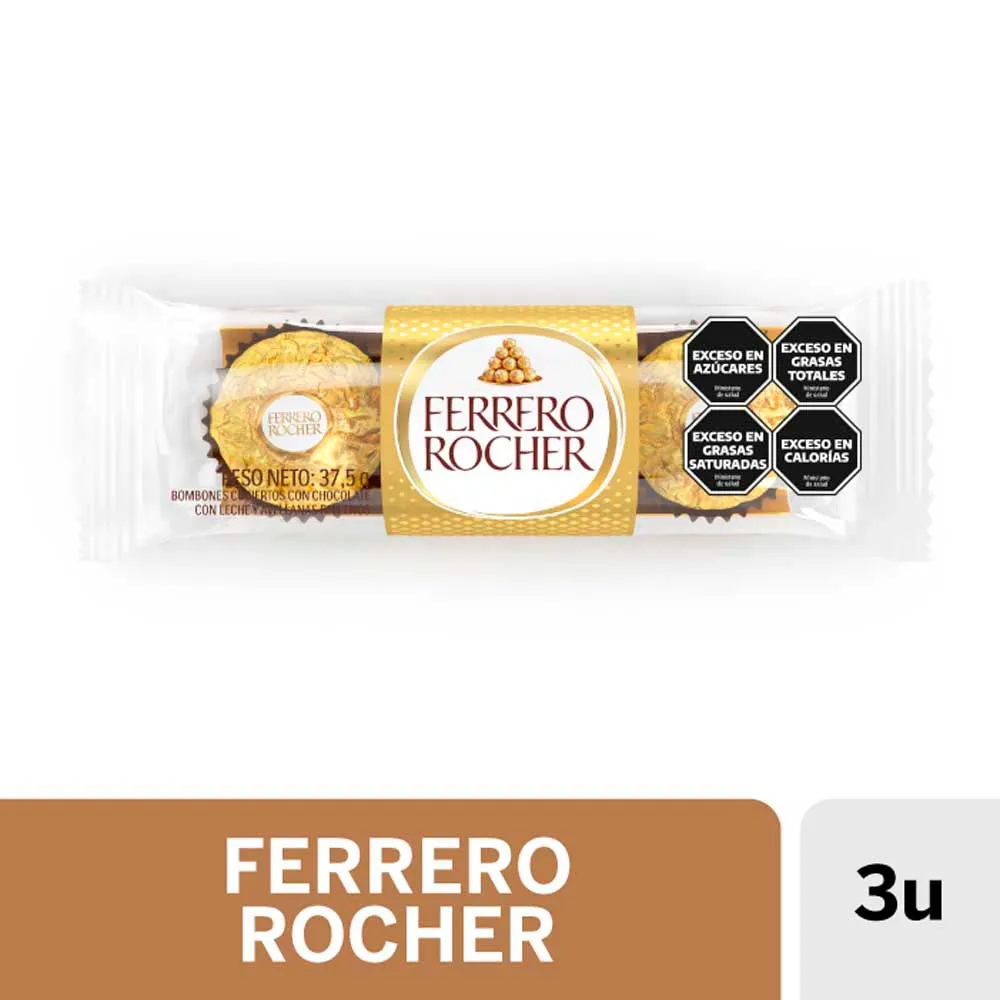 Bombones Ferrero Rocher 3 u