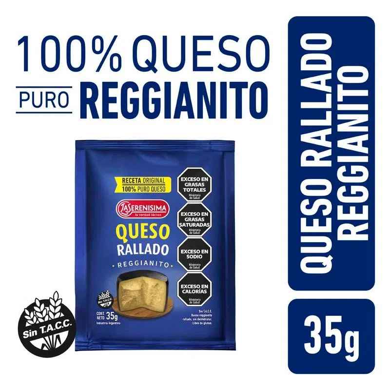 Queso Rallado La Serenisima Sobre 35 g