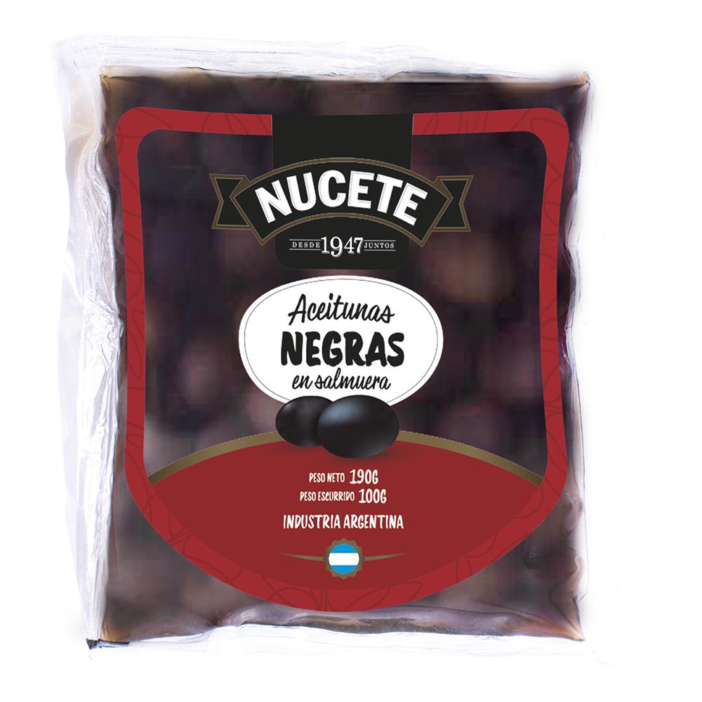 Aceitunas Negras Nucete 190 g