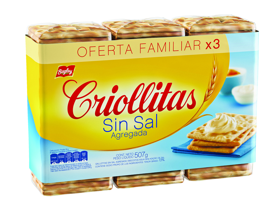 Galletitas Sin Sal Criollitas 1 u