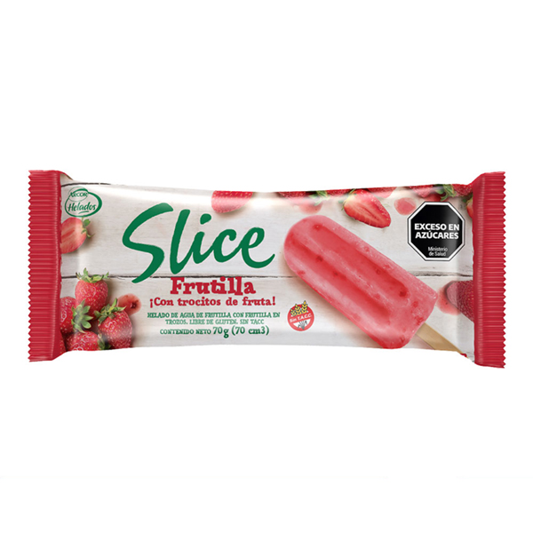 Helado Slice Frutilla Arcor 70 g
