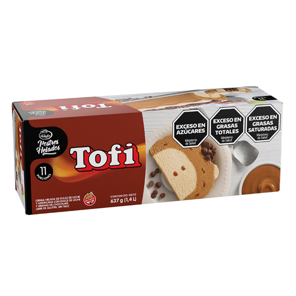 Postre Helado Tofi Arcor 6 u 1400 cc