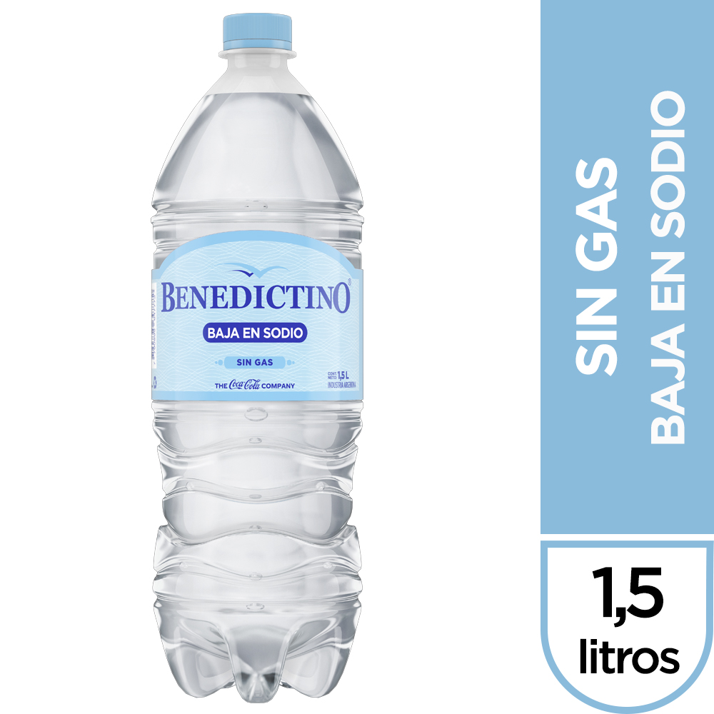 Agua Sin Gas Benedictino 1500 cc