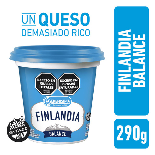 Queso Finlandia Balance La Serenísima 290g