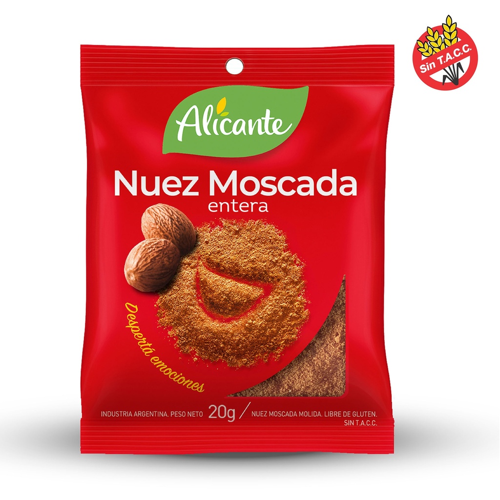 Nuez Moscada Entera Alicante 20g