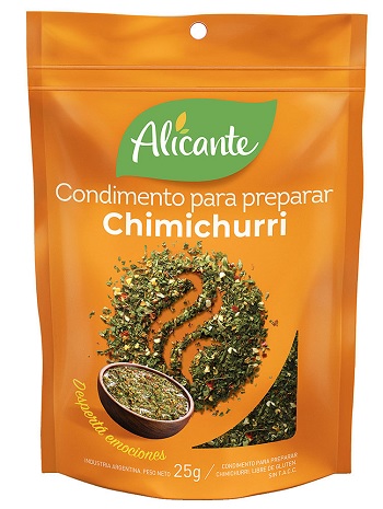 Condimento Para Chimichurri Alicante 25g