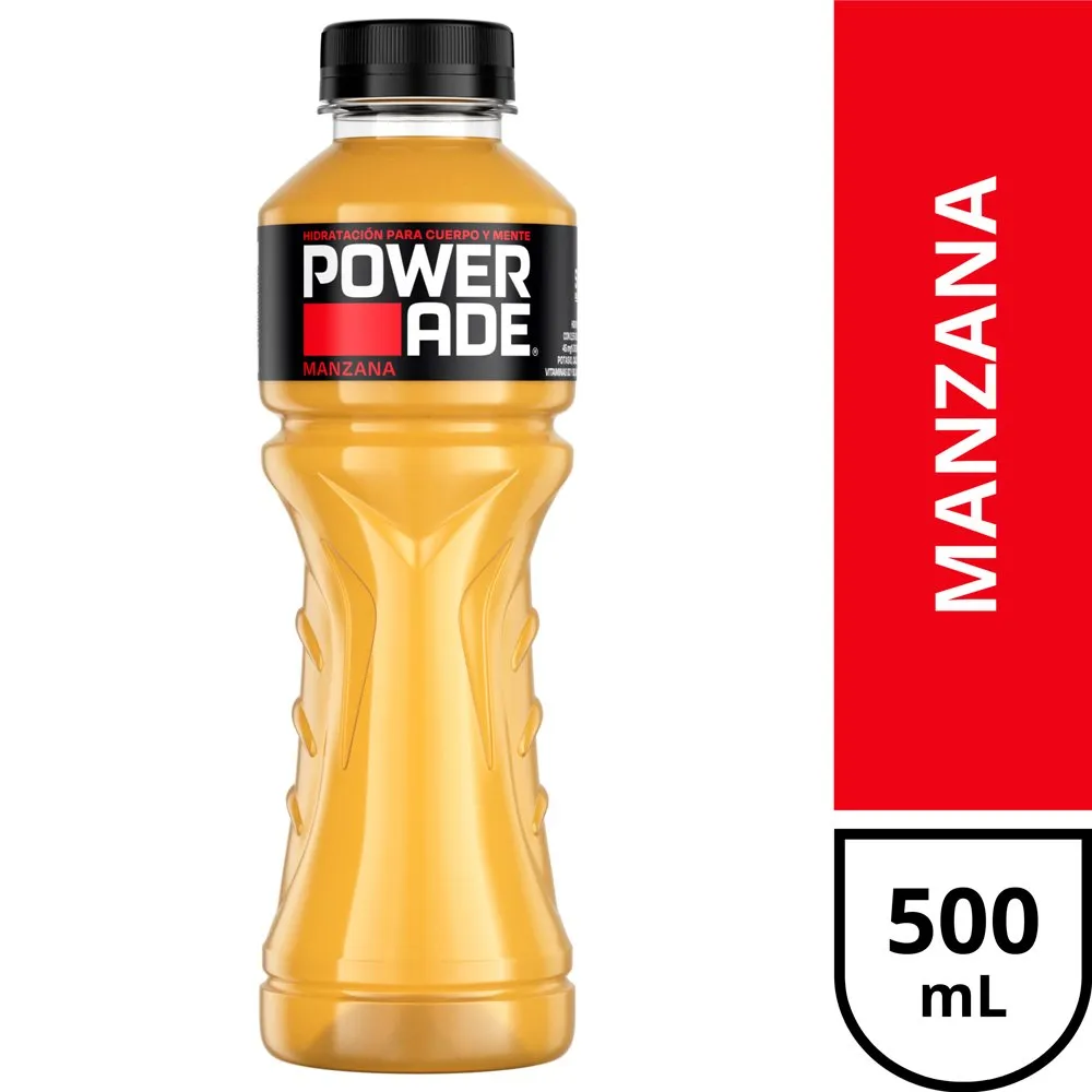 Bebida Isotonica Manzana Powerade 500 ml