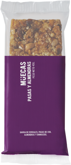 MUECAS pasas y almendra